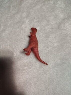 Marx Prehistoric Dinosaur Red 2” Figure Vintage